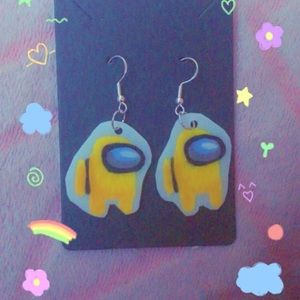 Yellow imposter earrings